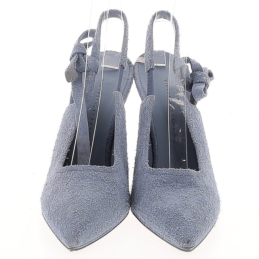 Victoria Beckham Dorothy slingback long hair suede 6